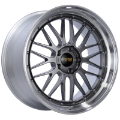 Picture of BBS LM 20x10 5x120 ET33 Diamond Black Center Diamond Cut Lip Wheel -82mm PFS-Clip Required