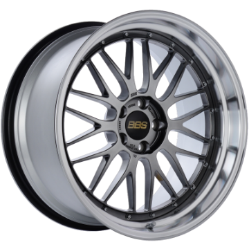 Picture of BBS LM 20x10-5 5x114-3 ET20 CB66 Diamond Black Center Diamond Cut Lip Wheel