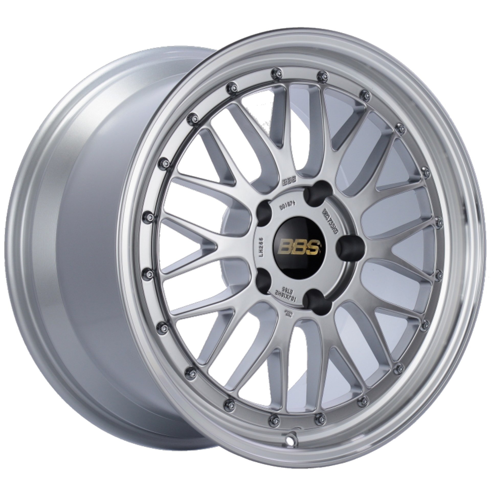Picture of BBS LM 18x10 5x130 ET65 CB71-6 Diamond Silver Center Diamond Cut Lip Wheel