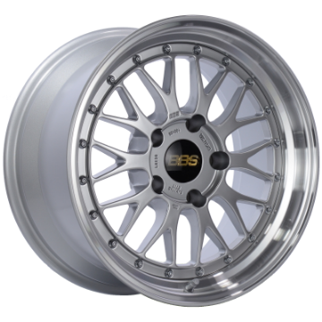 Picture of BBS LM 17x9 5x130 ET17 CB71-6 Diamond Silver Center Diamond Cut Lip Wheel