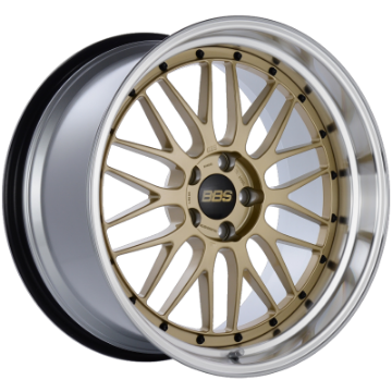 Picture of BBS LM 20x10-5 5x114-3 ET20 CB66 Gold Center Diamond Cut Lip Wheel