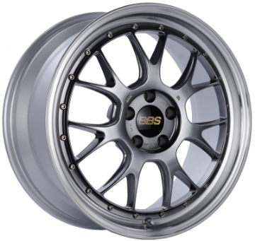 Picture of BBS LM-R 19x8-5 5x112 ET38 Diamond Black Center Diamond Cut Lip Wheel -82mm PFS-Clip Required