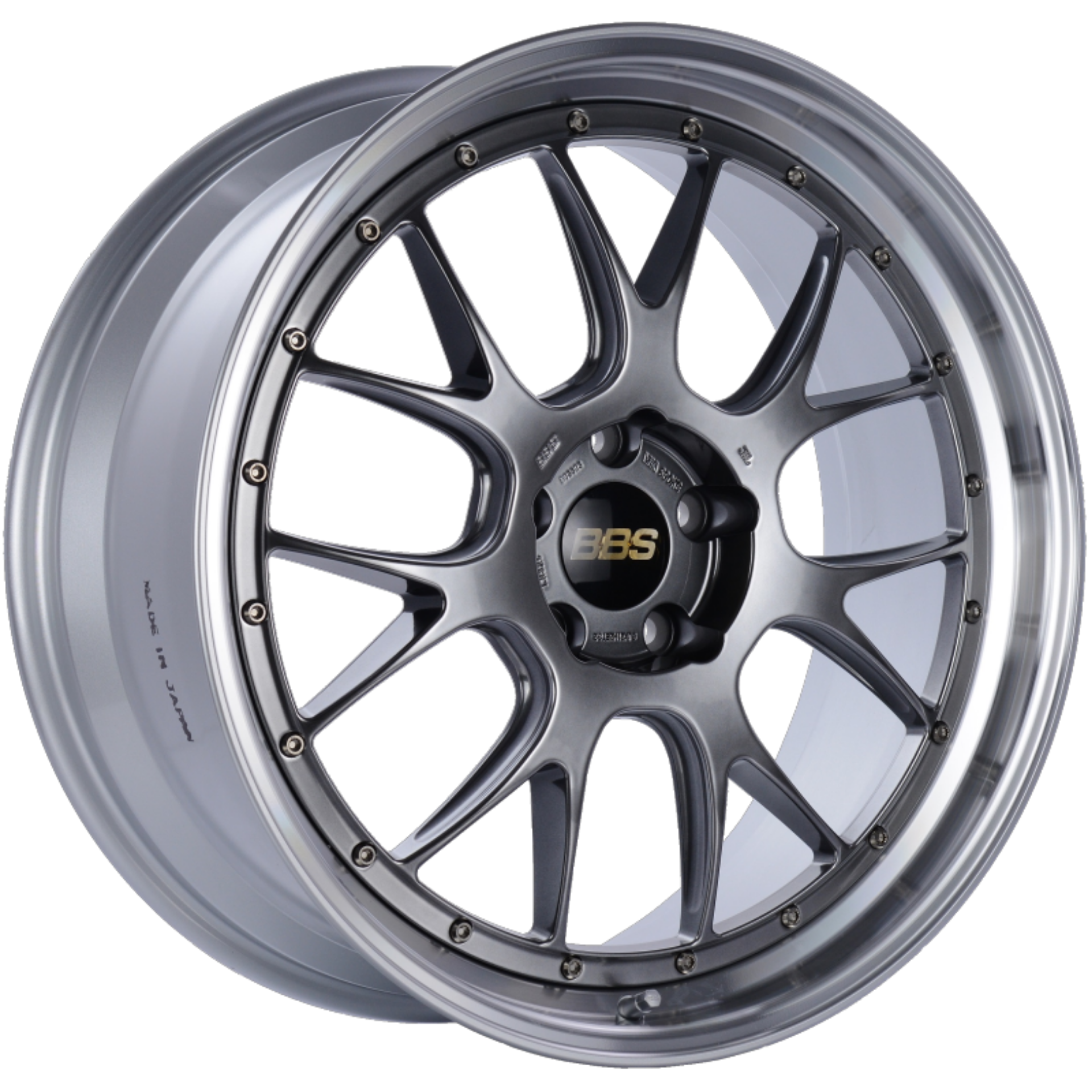 Picture of BBS LM-R 21x9 5x120 ET32 Diamond Black Center Diamond Cut Lip Wheel -82mm PFS-Clip Required