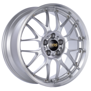 Picture of BBS RS-GT 20x8-5 5x114-3 ET43 Diamond Silver Center Diamond Cut Lip Wheel -82mm PFS-Clip Required