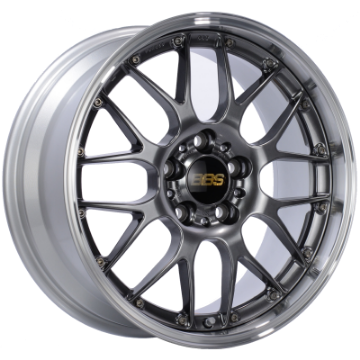 Picture of BBS RS-GT 19x9-5 5x120 ET40 CB72-5 Diamond Black Center Diamond Cut Lip Wheel