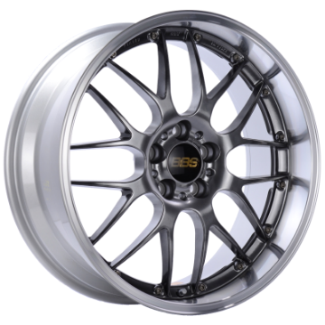 Picture of BBS RS-GT 18x11 5x130 ET45 CB71-6 Diamond Black Center Diamond Cut Lip Wheel
