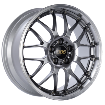 Picture of BBS RS-GT 18x8 5x130 ET50 CB71-6 Diamond Black Center Diamond Cut Lip Wheel