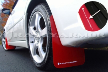 Picture of Rally Armor 05-09 Subaru Legacy - Outback Red UR Mud Flap w-White Logo