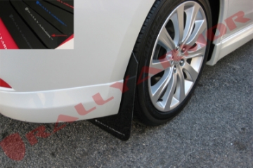 Picture of Rally Armor 08-10 Subaru WRX - 08-11 Impreza 2-5i Hatch-Sedan Black UR Mud Flap w-Silver Logo