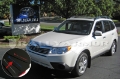 Picture of Rally Armor 09-13 Subaru Forester Black UR Mud Flap w- Blue Logo