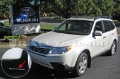 Picture of Rally Armor 09-13 Subaru Forester Black UR Mud Flap w- White Logo