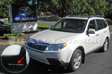 Picture of Rally Armor 09-13 Subaru Forester Black UR Mud Flap w- White Logo