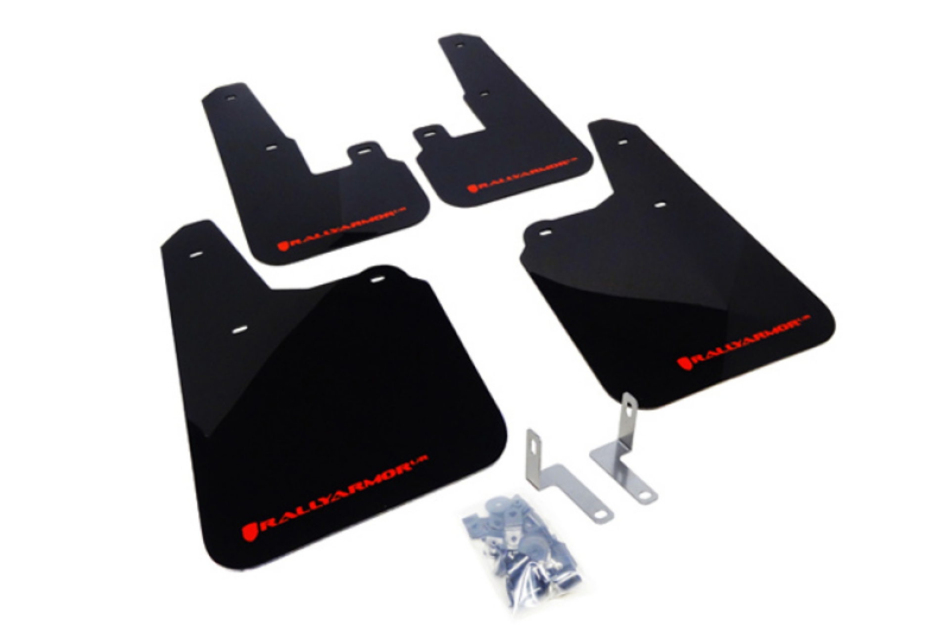 Picture of Rally Armor 10-14 Subaru Outback Black UR Mud Flap w- Red Logo