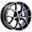 Picture of BBS SR 18x8 5x114-3 ET50 Satin Black Diamond Cut Face Wheel -82mm PFS-Clip Required