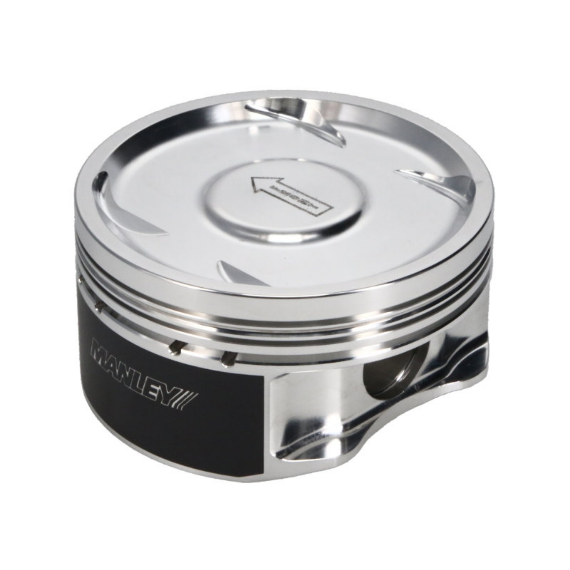 Picture of Manley 04+ Subaru WRX STi EJ257 75mm DE-STROKED 99-5mm STD Bore 8-5:1 Dish Piston Set with Rings
