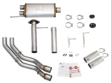 Picture of aFe Rebel Exhausts 3in SS Cat-Back 09-14 Ford F-150 4-6-5-0-5-4L w- Polished Tips
