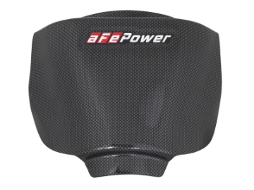 Picture of aFe MagnumFORCE Intake Rain Shield 15-16 Dodge Challenger SRT Hellcat 6-2L V8 sc - Carbon Finish