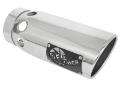 Picture of aFe Power Intercooled Tip Stainless Steel - Polished 4in In x 5in Out x 12in L Bolt-On