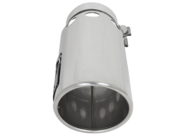 Picture of aFe Power Intercooled Tip Stainless Steel - Polished 4in In x 5in Out x 12in L Bolt-On