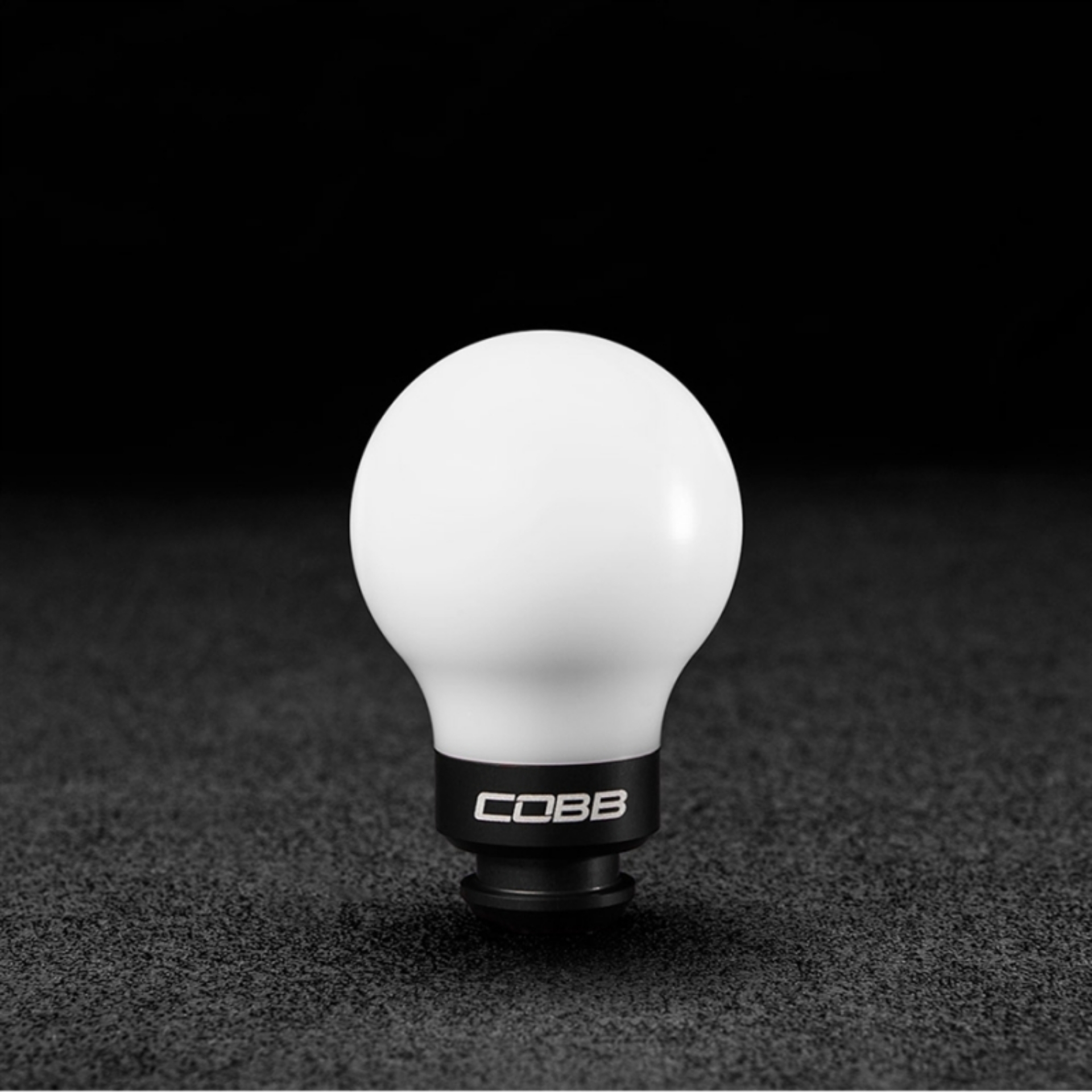Picture of Cobb Subaru 5-Speed COBB Knob - White Knob w- Stealth Black