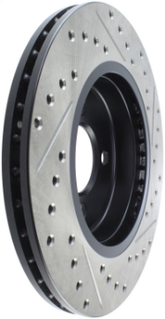 Picture of StopTech 02-07 Mini Cooper-Cooper S Slotted & Drilled Right Front Rotor