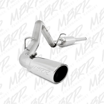 Picture of MBRP 11-13 Chevy 1500 Silverado-GMC Sierra 6-2L V8 3-5in Cat Back Single Side Exhaust T409