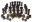 Picture of Prothane 73-80 Chevy Truck 4wd Total Kit - Black