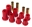 Picture of Prothane 10-11 Chevy Camaro Front Control Arm Bushings - Red