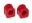 Picture of Prothane 82-92 Chevy Camaro Front Sway Bar Bushings - 28mm - Red