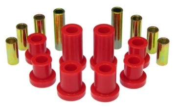 Picture of Prothane 07-14 Chevy Silverado 2-4wd Upper-Lower Front Control Arm Bushings - Red