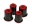 Picture of Prothane GM Front Lower Control Arm Bushings - Red