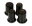 Picture of Prothane GM Front Lower Control Arm Bushings - Black