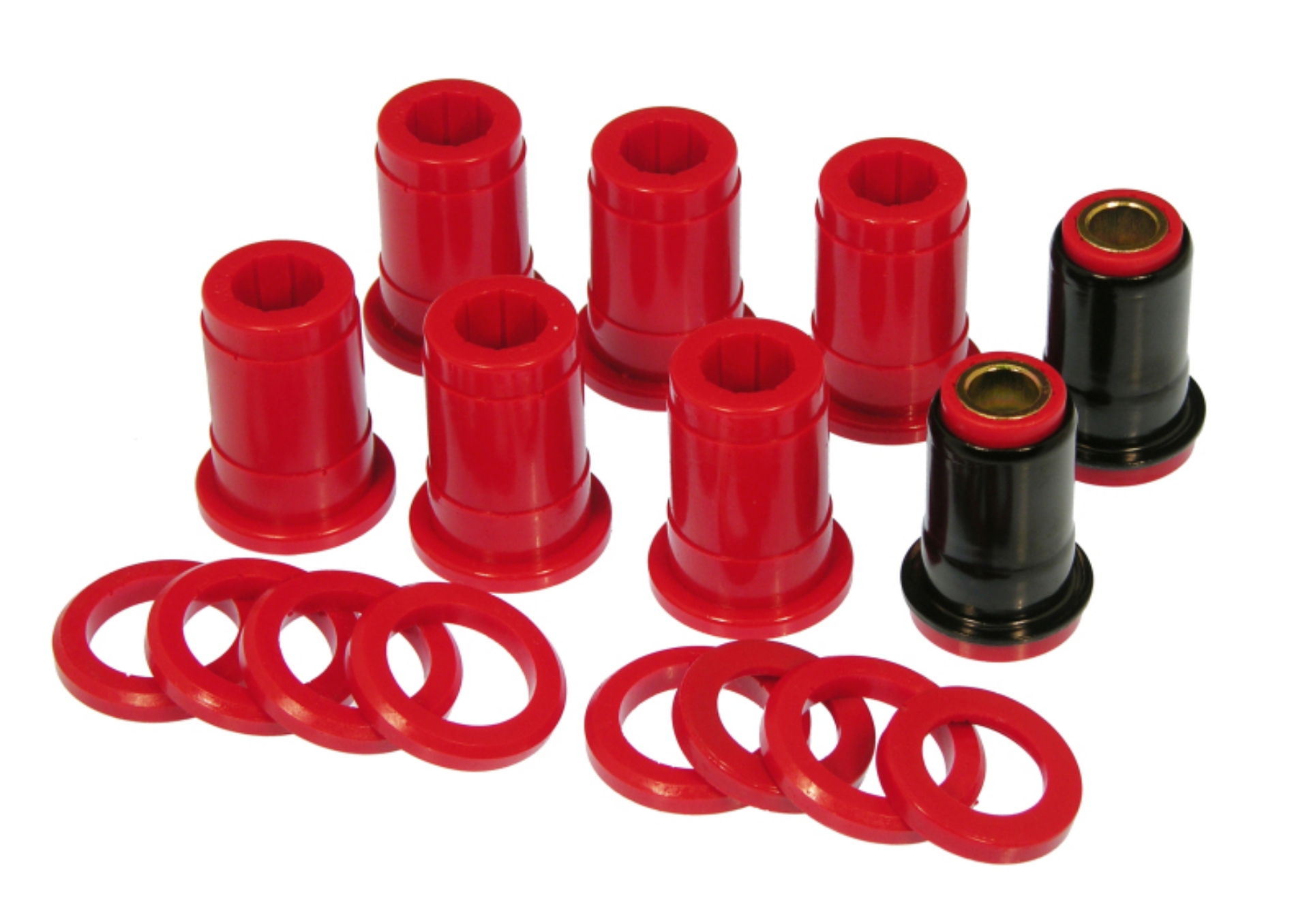 Picture of Prothane 59-64 GM Full Size Rear Upper Control Arm Bushings for Two Uppers - Red