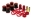 Picture of Prothane 64 GM Mid-Size Rear Control Arm Bushings - Red