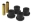 Picture of Prothane 73-87 GM Rear 1-5in OD Frame Shackle Bushings - Black