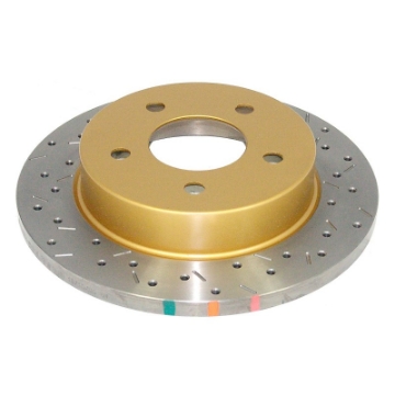 Picture of DBA 94-04 Mustang Exc- Cobra-Bullitt-Mach1 Rear Drilled & Slotted 4000 Series Rotor