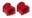 Picture of Prothane 99-00 Honda Civic Front Sway Bar Bushings - 26mm - Red