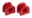 Picture of Prothane 97-01 Honda Prelude Front Sway Bar Bushings - 24-2mm - Red