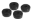 Picture of Prothane 88-91 Honda Civic-CRX Front Strut Rod Bushings - Black