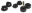Picture of Prothane 92-93 Acura Integra 3 Mount Kit - Black