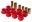 Picture of Prothane 90-93 Acura Integra Front Upper-Lower Control Arm Bushings - Red