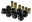 Picture of Prothane 90-93 Acura Integra Front Upper-Lower Control Arm Bushings - Black