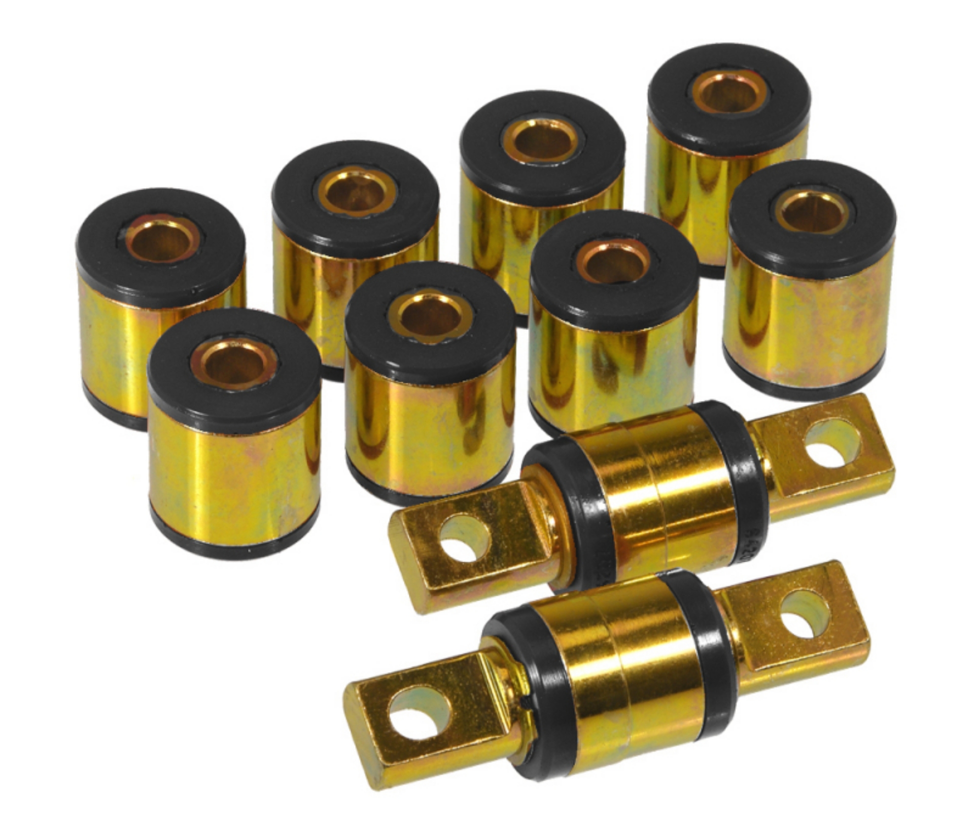 Picture of Prothane 90-97 Honda Accord Rear Upper-Lower Control Arm Bushings - Black