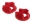 Picture of Prothane 90-93 Acura Integra Rear Motor Mount Insert - Red