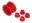 Picture of Prothane 90-93 Acura Integra Rack & Pinion Bushings - Red