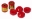 Picture of Prothane 96-00 Honda Civic Upper-Lower Rear Shock Bushing - Red