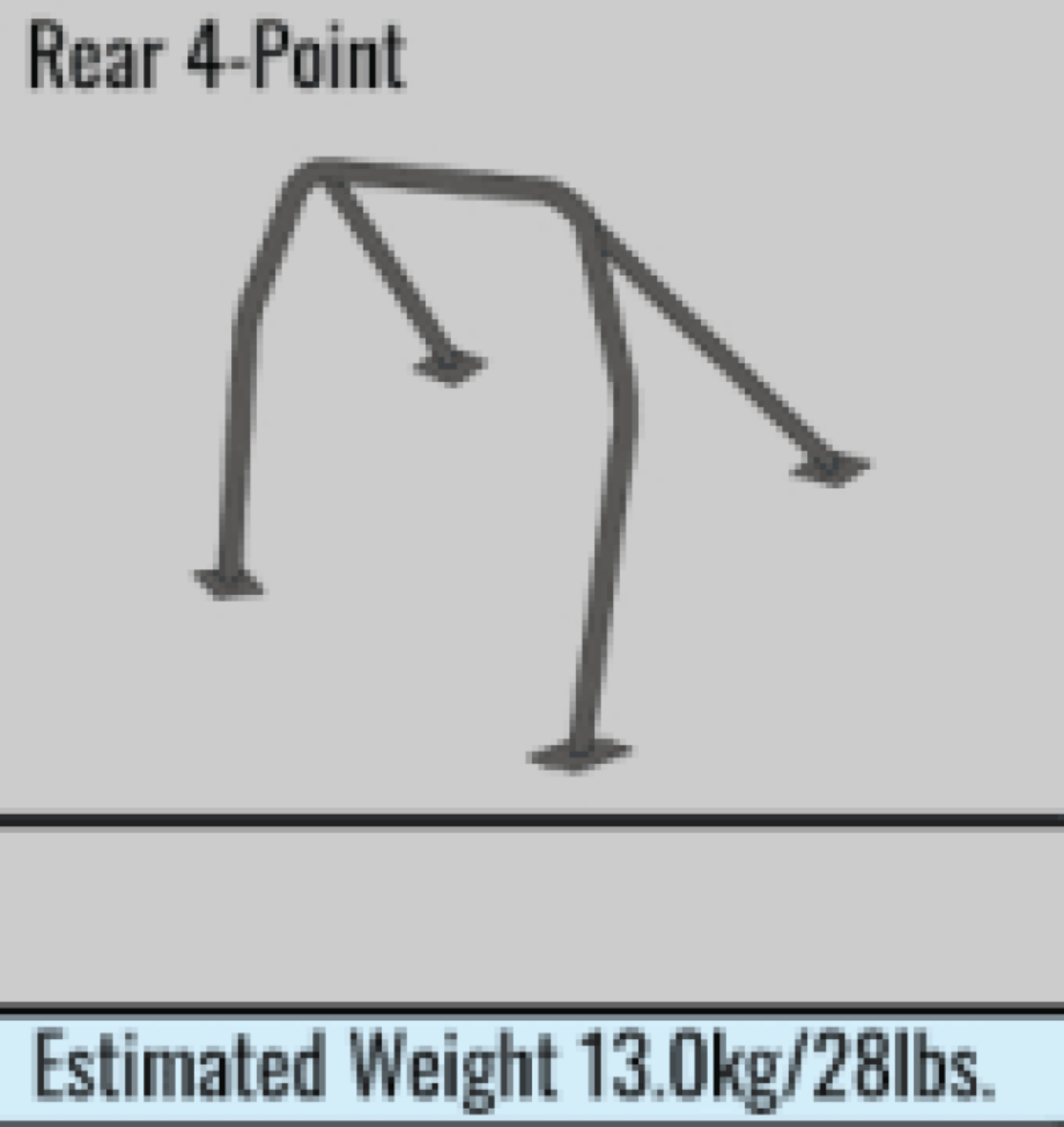 Picture of Cusco Safety 21 2-Passenger 4-Point BLK Roll Cage Subaru WRX GDA 01-07 S-O-No Cancel