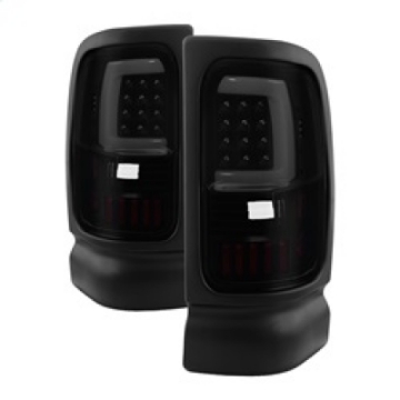 Picture of xTune Dodge Ram 1500 94-01 Tail Lights - Light Bar LED - Black ALT-ON-DRAM94V3-LBLED-BSM