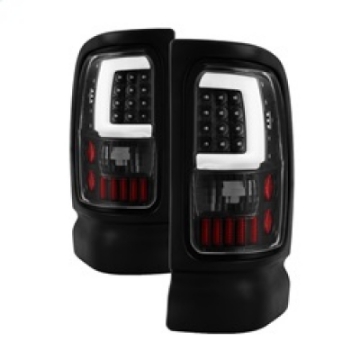 Picture of xTune Dodge Ram 1500 94-01 Tail Lights - Light Bar LED - Black ALT-ON-DRAM94V3-LBLED-BK