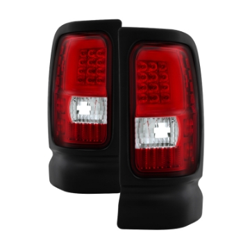 Picture of xTune Dodge Ram 1500 94-01 Tail Lights - Light Bar LED - Black ALT-ON-DRAM94V3-LBLED-RC